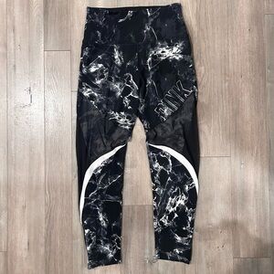 Victoria's Secret Pink Black and White Leggings